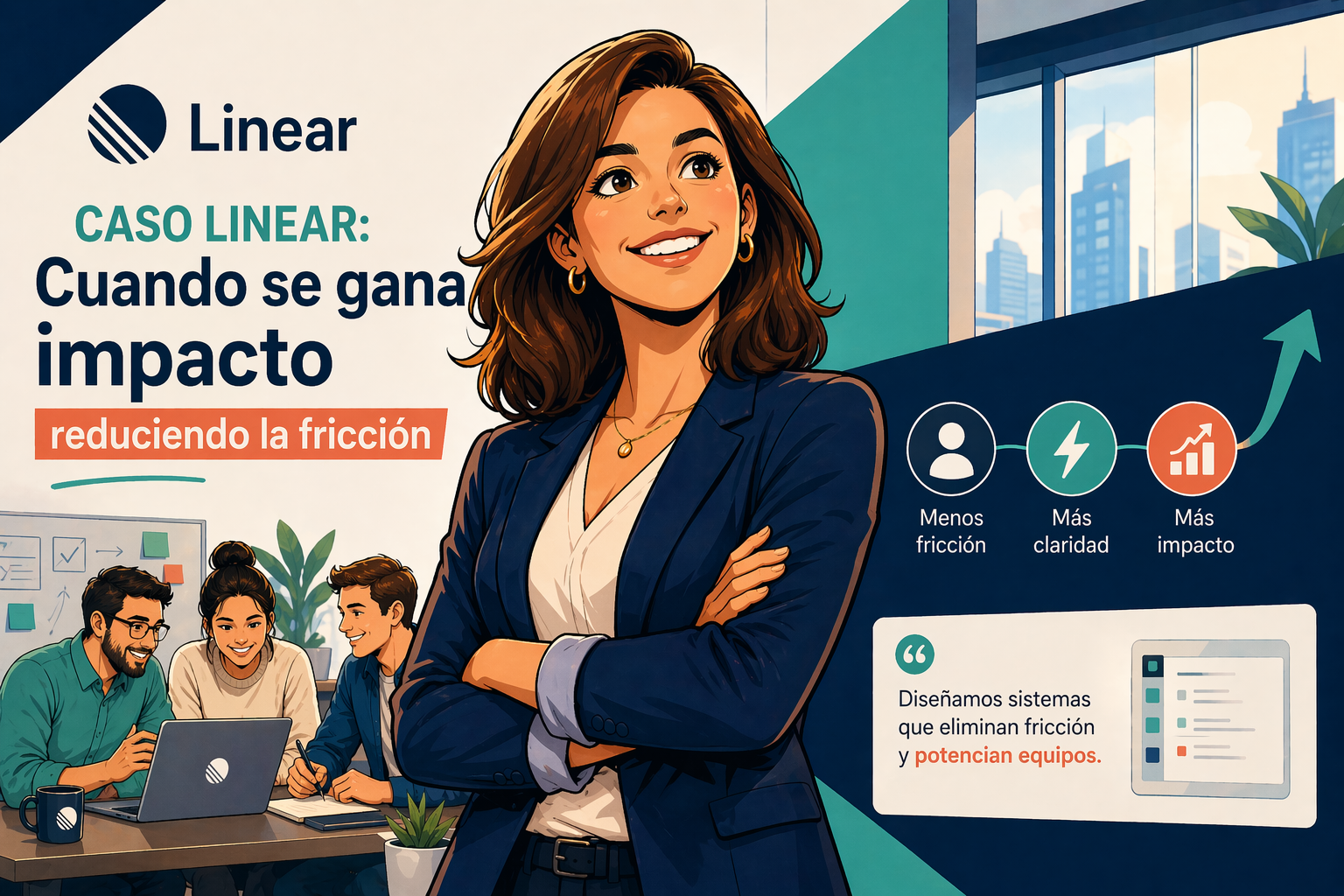 Cuanto más creces, más soporte necesitas… ¿o no? Lo que Linear revela sobre cómo diseñar mejor tu sistema