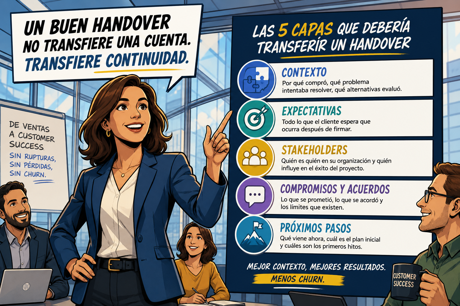 El churn no empieza cuando el cliente se va. Empieza el día que firmó.