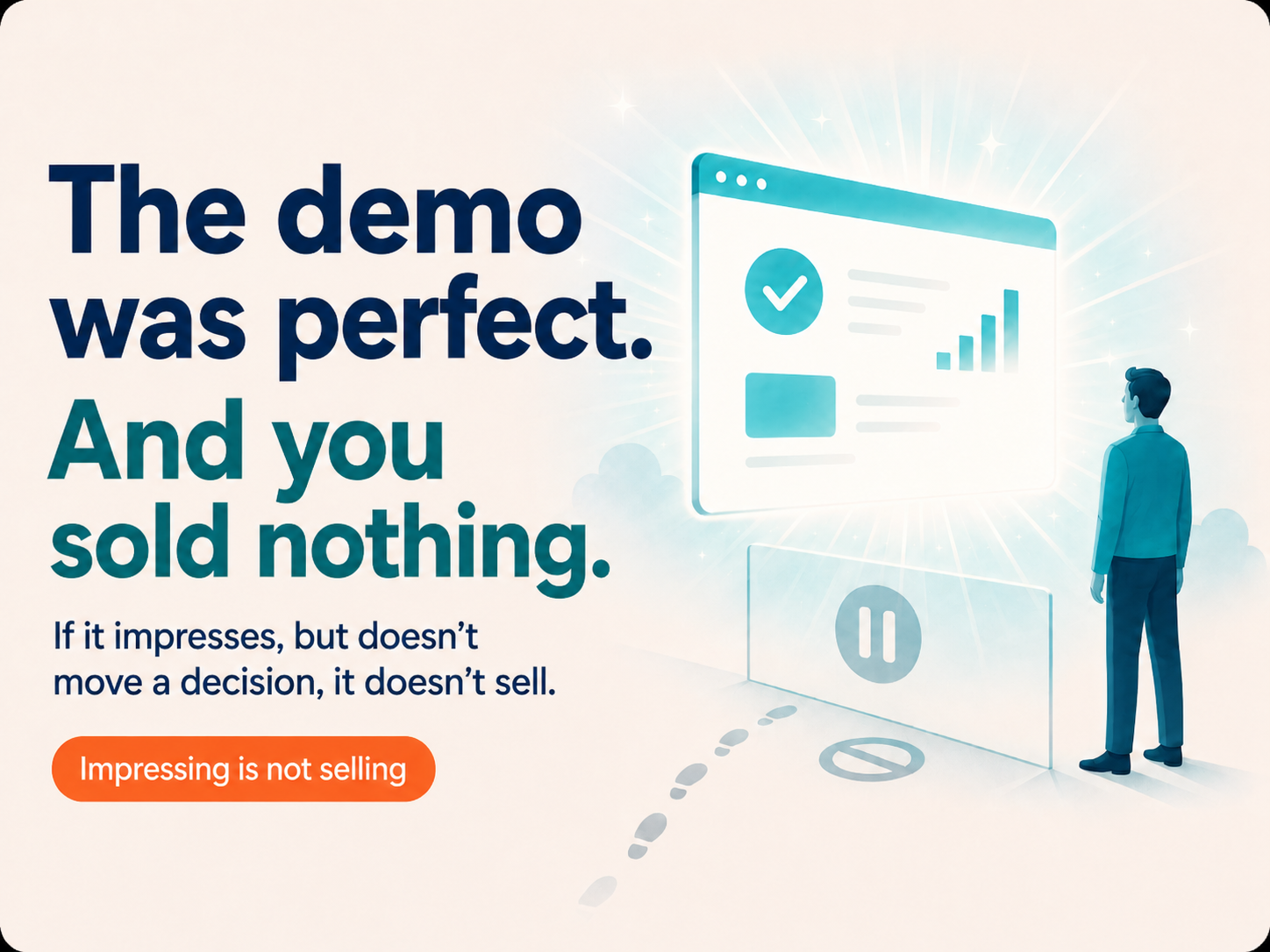 Why perfect demos don’t win customers