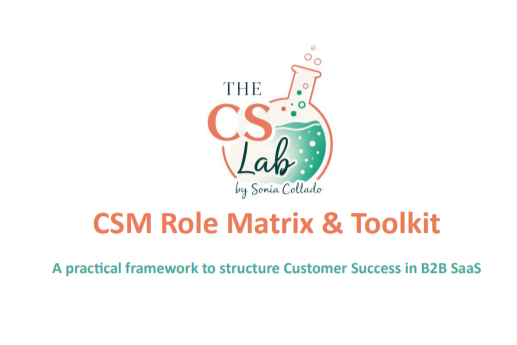 CSM Role Matrix & Toolkit